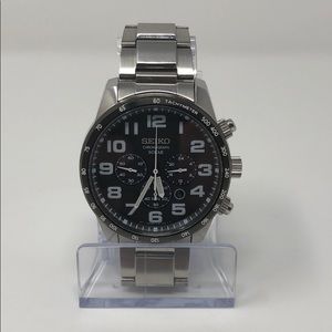 Men's SSC229 Solar-Power Stainless Steel Watch